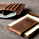 Personalized Leather Money Clip | $27 | Etsy